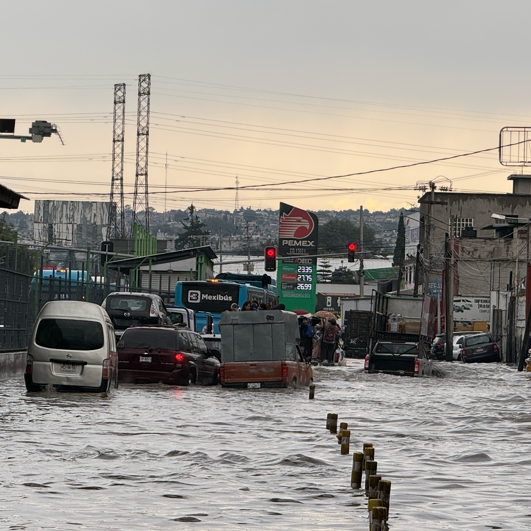Afectaciones en Ecatepec, Edomex, por lluvias hoy